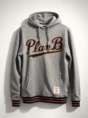 Grey Logo Hoodie - Men's Pullover